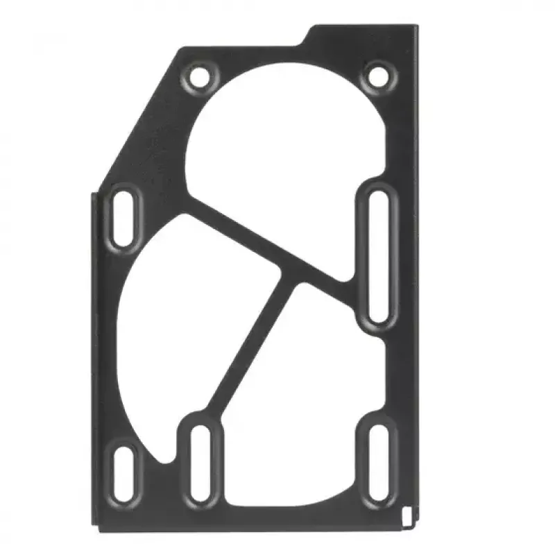 Asennussarja Silverstone FDP01 teräs musta 92x142x35mm