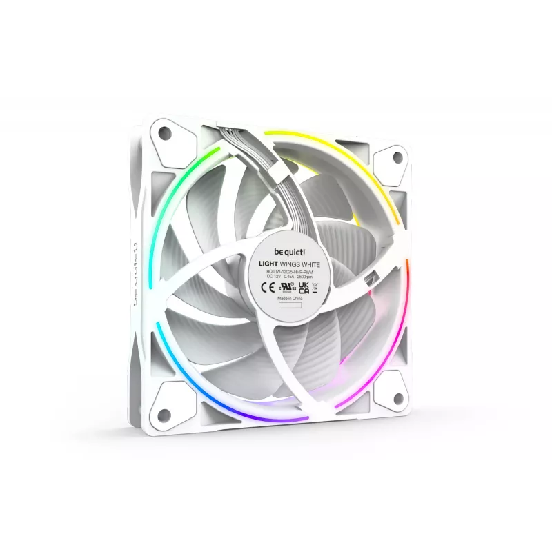 be quiet Light Wings White | 120mm PWM-High-Speed Triple-Pack tietokonekotelon tuuletin 12 cm 3 kpl