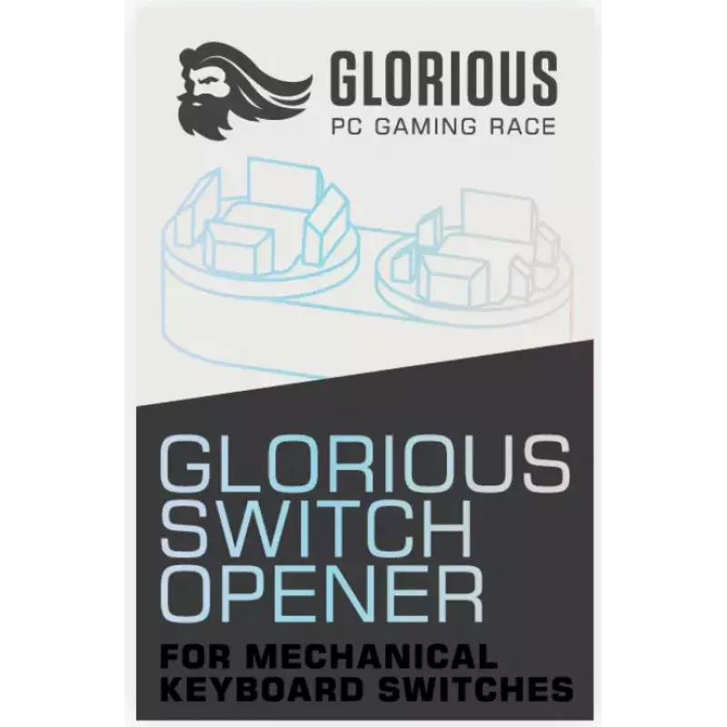 Näppäimistökytkimen avaaja Glorious PC Gaming Race GLO-ACC-SO ABS keltainen
