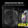 Tuuletin Corsair RS120 MAX 12 cm musta 2000 kierr./min 4,2 mmH2O