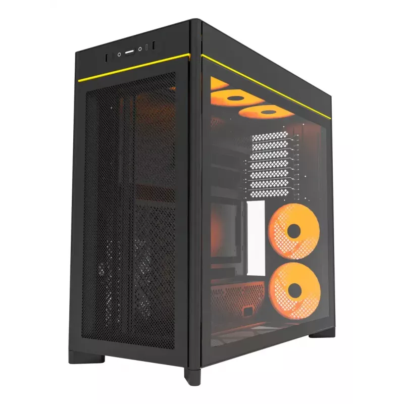 PC-kotelo Montech HS01 PRO Midi Tower musta