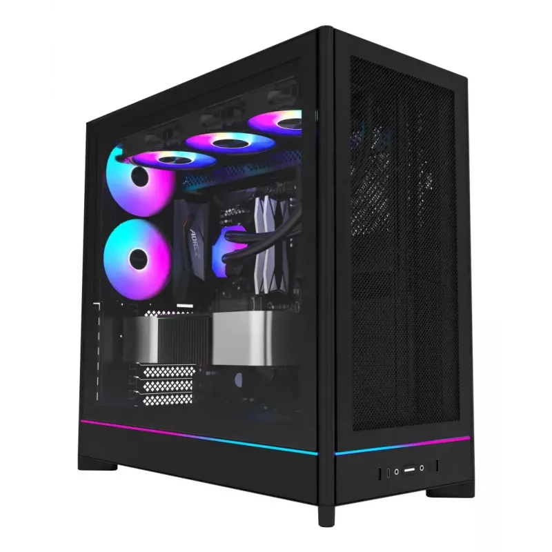 PC-kotelo Montech HS01 PRO Midi Tower musta
