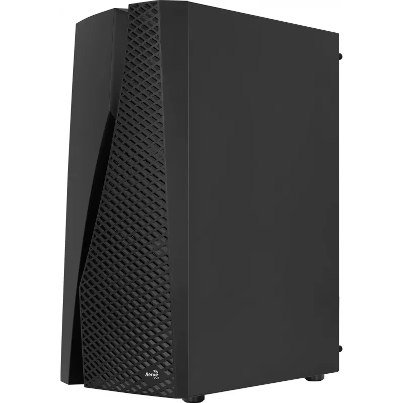 Aerocool WAVEBKV3 ATX PC-kotelo karkaistusta lasista 4xRGB-tuulettimella musta