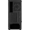 Aerocool WAVEBKV3 ATX PC-kotelo karkaistusta lasista 4xRGB-tuulettimella musta
