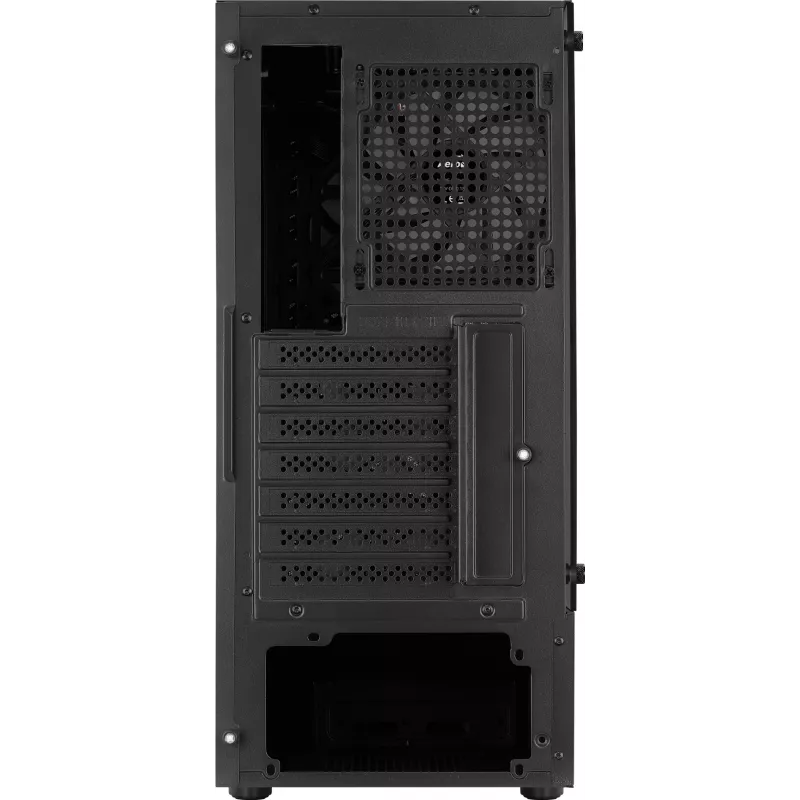 Aerocool WAVEBKV3 ATX PC-kotelo karkaistusta lasista 4xRGB-tuulettimella musta
