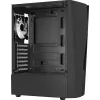 Aerocool WAVEBKV3 ATX PC-kotelo karkaistusta lasista 4xRGB-tuulettimella musta