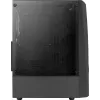 Aerocool WAVEBKV3 ATX PC-kotelo karkaistusta lasista 4xRGB-tuulettimella musta