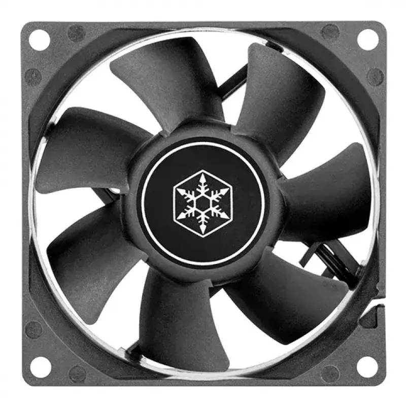Tuuletin Silverstone FN80 8 cm musta 27.81 cfm 1.86 mmH2O