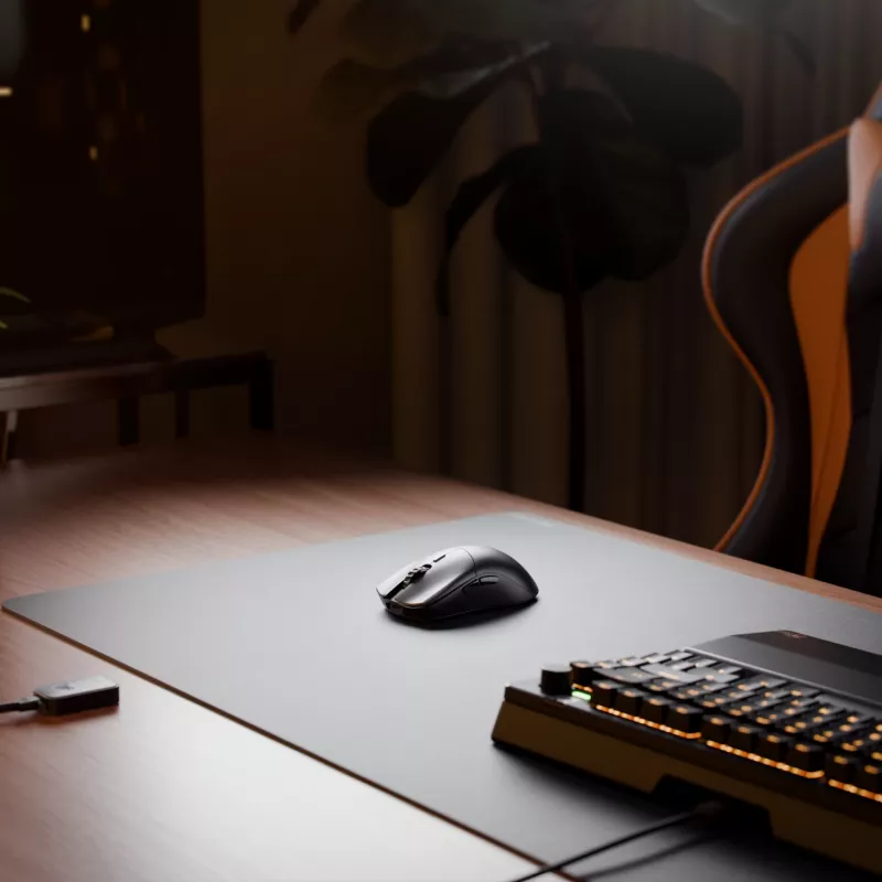 Langaton pelihiiri GLORIOUS Series 2 PRO (oikeakätisille) – 26 000 DPI, RF Wireless + USB‑C, 4K/8K Hz, 6 painiketta, musta