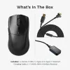 Langaton pelihiiri GLORIOUS Series 2 PRO (oikeakätisille) – 26 000 DPI, RF Wireless + USB‑C, 4K/8K Hz, 6 painiketta, musta