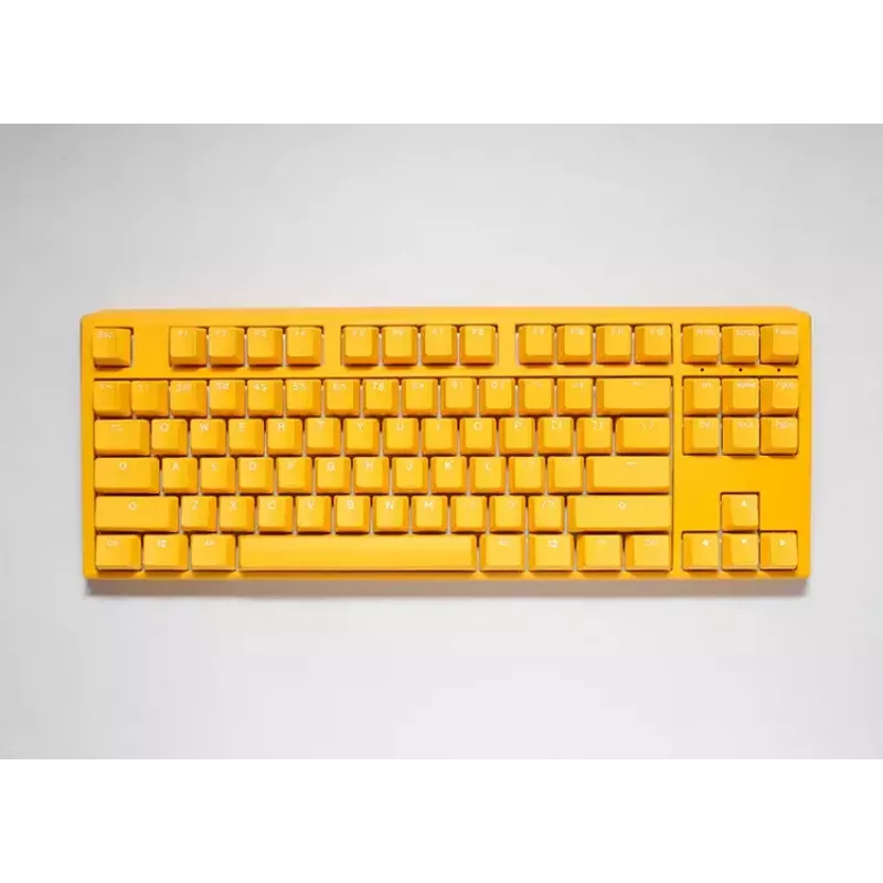 Ducky One 3 keltainen TKL näppäimistö peli USB saksa mekaaninen