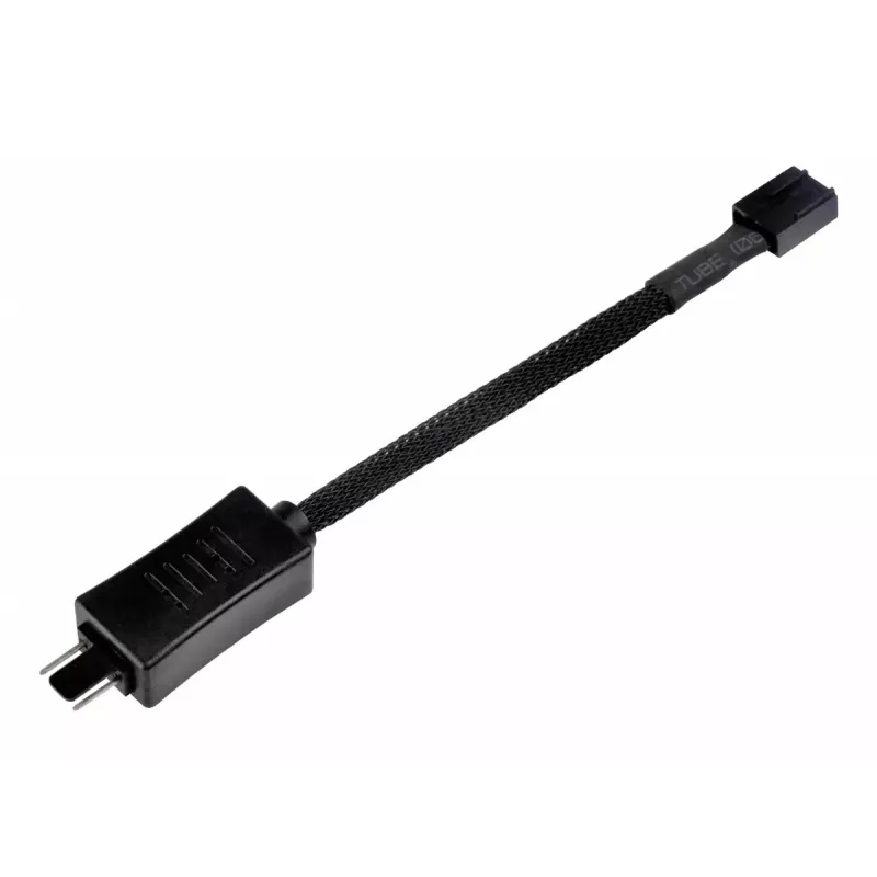 SilverStone SST-CPF05 PWM-tuulettimen nopeudenvähennyskaapeli, 10 cm, 2 kpl pakkaus, musta