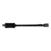 SilverStone SST-CPF05 PWM-tuulettimen nopeudenvähennyskaapeli, 10 cm, 2 kpl pakkaus, musta