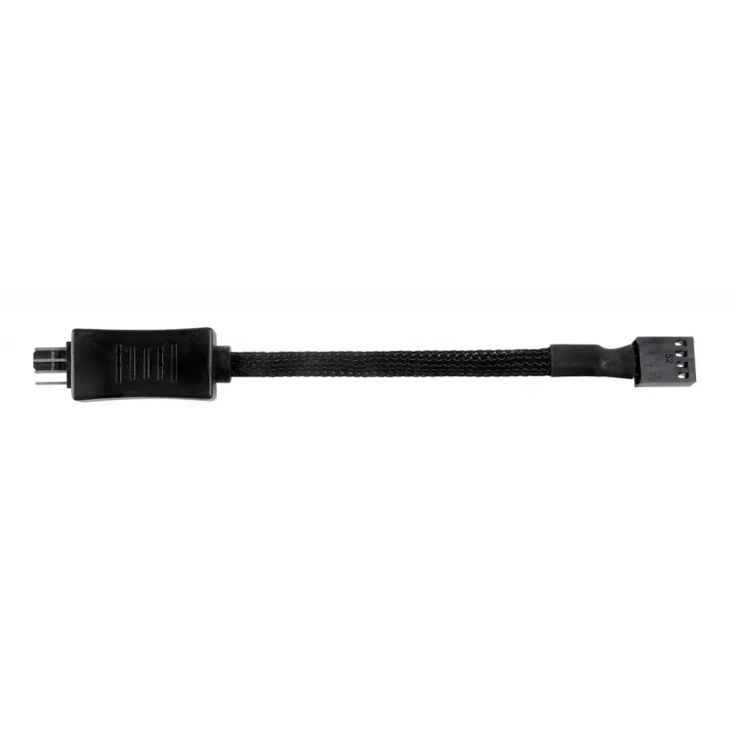 SilverStone SST-CPF05 PWM-tuulettimen nopeudenvähennyskaapeli, 10 cm, 2 kpl pakkaus, musta