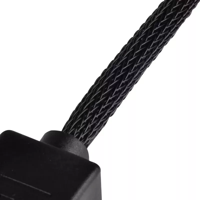 SilverStone SST-CPF05 PWM-tuulettimen nopeudenvähennyskaapeli, 10 cm, 2 kpl pakkaus, musta