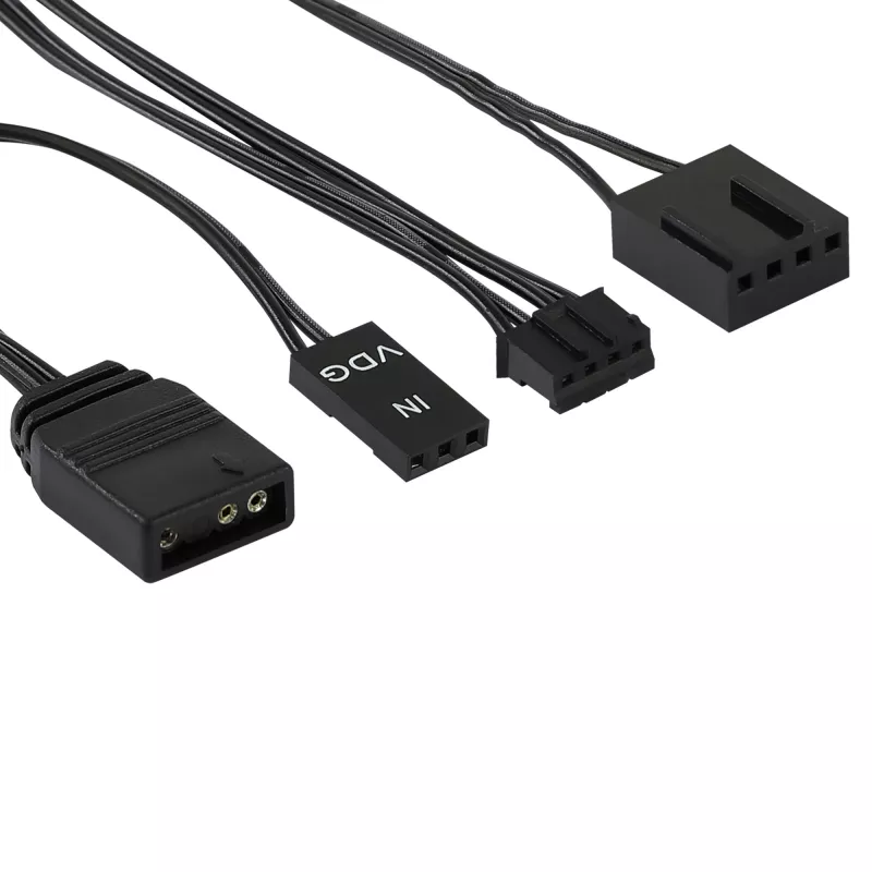 Aerocool ASTRO12PRO -sarja 3 tuuletinta PC 12 cm LED RGB tärinänvaimennus kaukosäädin