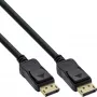 InLine DisplayPort-kaapeli musta kullattu 5 m