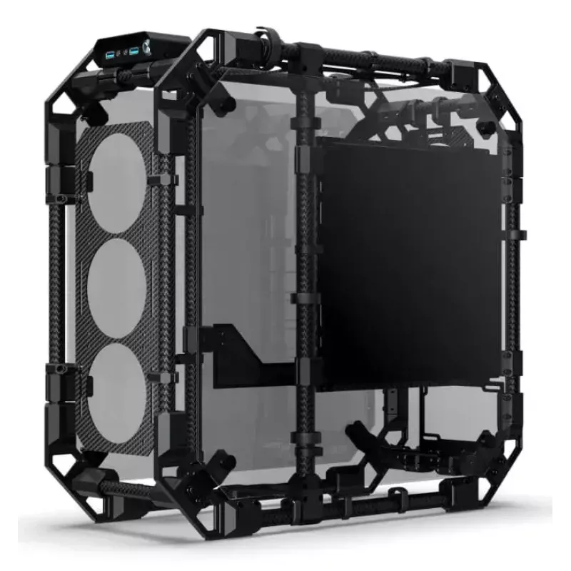 PC-kotelo Alphacool Apex Skeleton Full Tower musta