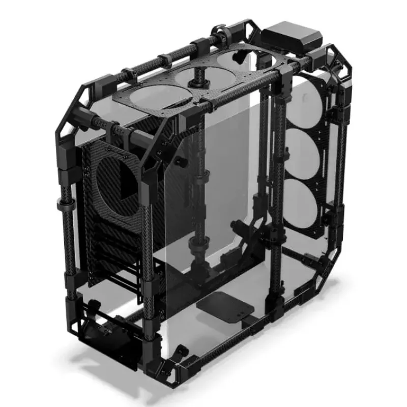 PC-kotelo Alphacool Apex Skeleton Full Tower musta
