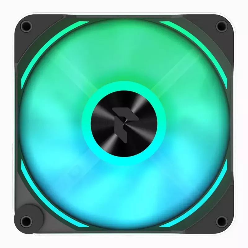APNX FP2-120 PWM ARGB kotelotuuletin, 120 mm, 500–1800 rpm, 83,85 CFM, 34,8 dB, valkoinen