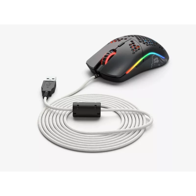 Glorious Ascended Cable V2 punottu USB-A-hiirikaapeli G-ASC-WHITE, 2 m, Arctic White