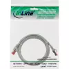 InLine patch-kaapeli S/FTP PiMF Cat.6 250MHz PVC kupari harmaa 3m