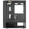 Aerocool PRISMBKV3 PC-kotelo ATX musta 4 tuuletinta ARGB etuosa sivusta karkaistua lasia