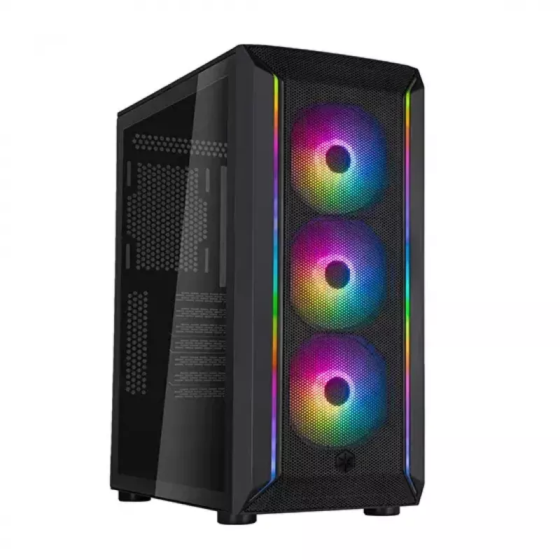 Silverstone FARA 511Z Midi Tower PC-kotelo musta