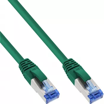 InLine verkkokaapeli S/FTP PiMF Cat.6A halogeeniton 500MHz vihreä 2m