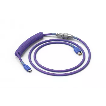 Glorious Gaming Coiled violetti 1.37 m