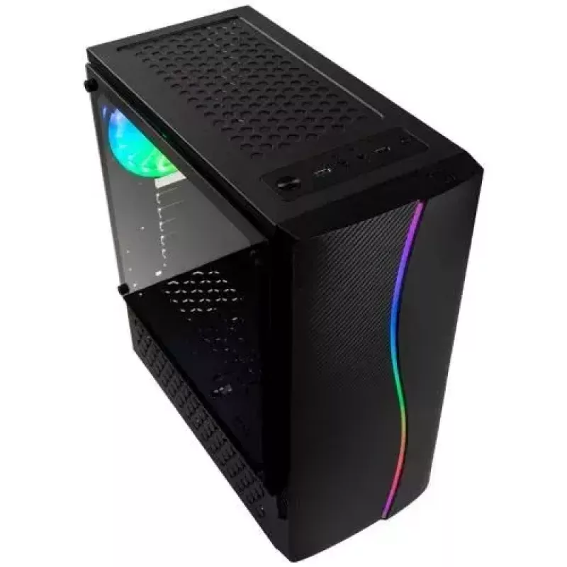 Kolink Inspire K5 ARGB Midi Tower -kotelo, musta