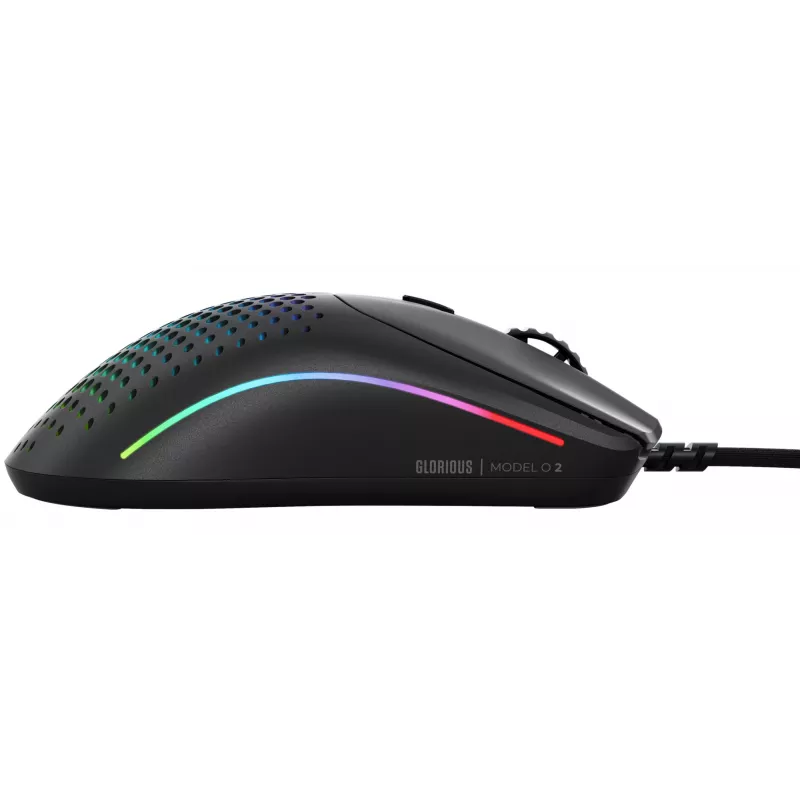 Glorious Gaming Glorious Model O Wired 2 - mattamusta, oikeakätinen, optinen, USB Type-A, 26000 DPI, 1 ms, musta