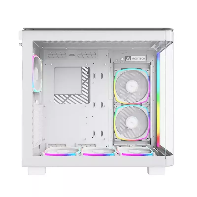 PC-kotelo Montech KING 95 PRO Midi Tower valkoinen