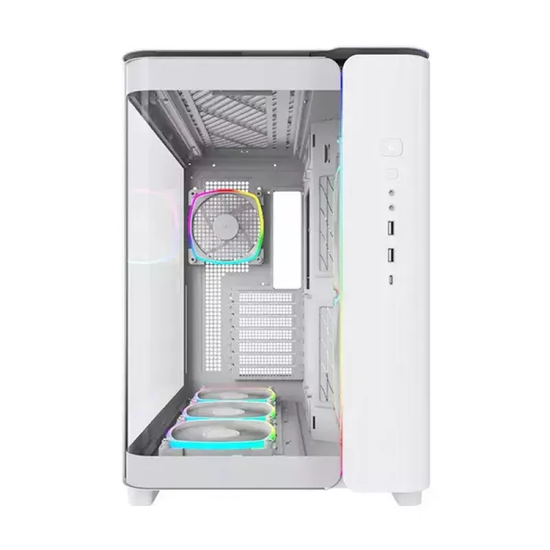 PC-kotelo Montech KING 95 PRO Midi Tower valkoinen