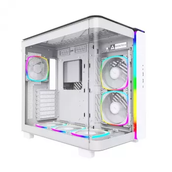PC-kotelo Montech KING 95 PRO Midi Tower valkoinen
