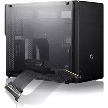 PC-kotelo RAIJINTEK Ophion M Evo ALS Midi Tower musta, läpinäkyvä