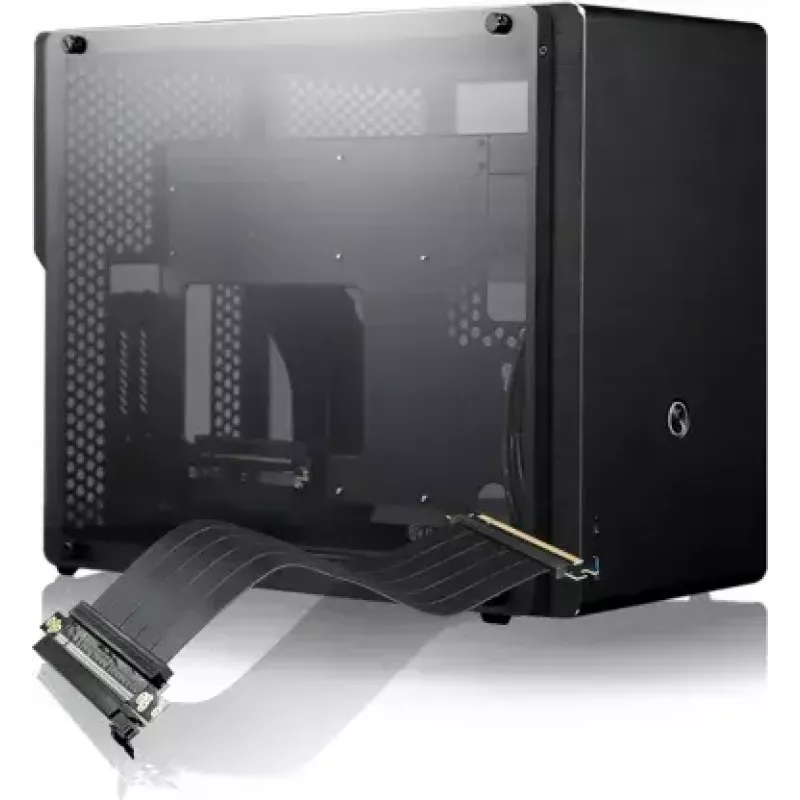 PC-kotelo RAIJINTEK Ophion M Evo ALS Midi Tower musta, läpinäkyvä