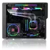 PC-kotelo RAIJINTEK Ophion M Evo ALS Midi Tower musta, läpinäkyvä