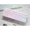 Ducky One 3 Classic Pure White TKL gaming-näppäimistö RGB LED MX-Clear