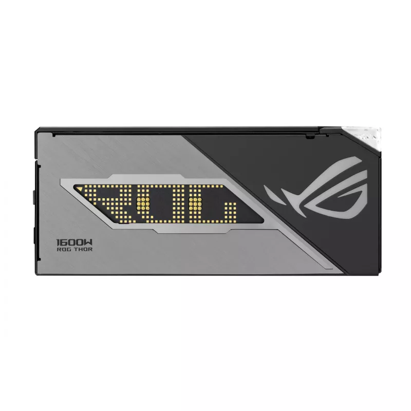 Virtalähde ASUS ROG THOR-1600T3-GAMING 1600 W, 80 PLUS Titanium, ATX 3.1, täysmodulaarinen, OLED-näyttö