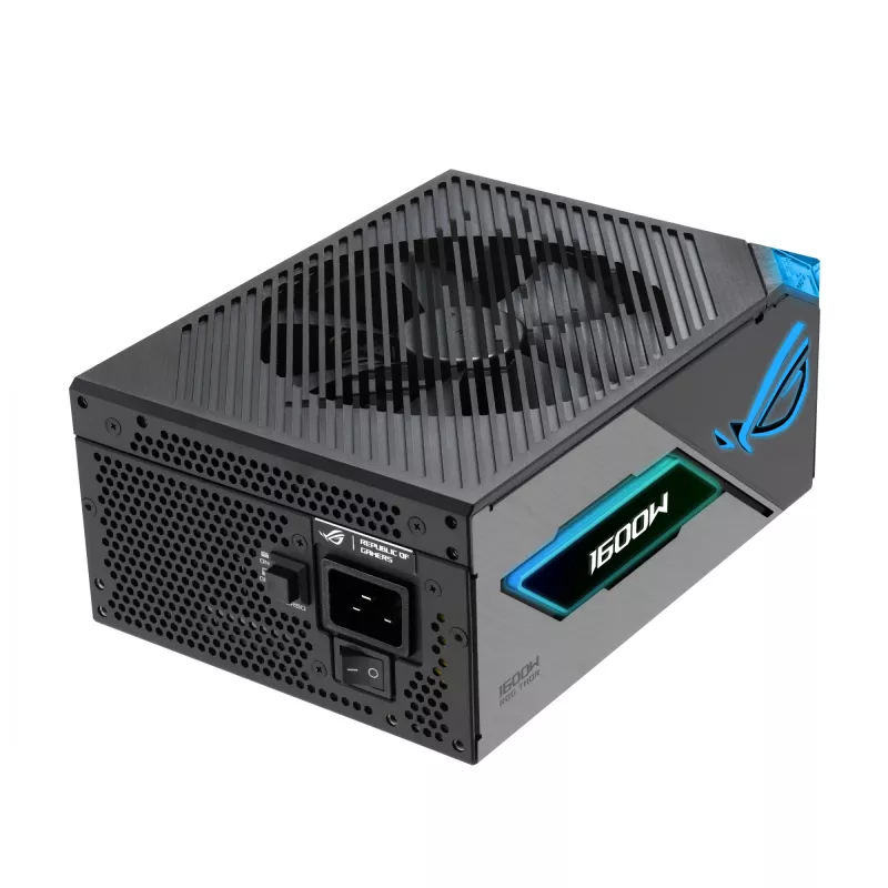 Virtalähde ASUS ROG THOR-1600T3-GAMING 1600 W, 80 PLUS Titanium, ATX 3.1, täysmodulaarinen, OLED-näyttö
