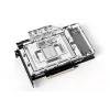Vesiblokki + taustalevy Alphacool 13456 akryyli alumiini musta hopea läpinäkyvä