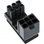 InLine sisäinen verkkosovitin 180° ATX 6-pin uros naaras reverse musta 26636F