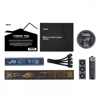 Näytönohjain ASUS GeForce RTX 5090 — 32 GB GDDR7, 512-bit, PCIe 5.0, 4 tuuletinta, 357,6×149,3×76 mm