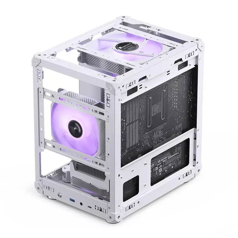PC-kotelo Jonsbo C6 Mini Tower valkoinen