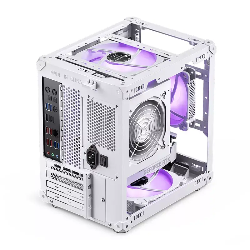 PC-kotelo Jonsbo C6 Mini Tower valkoinen