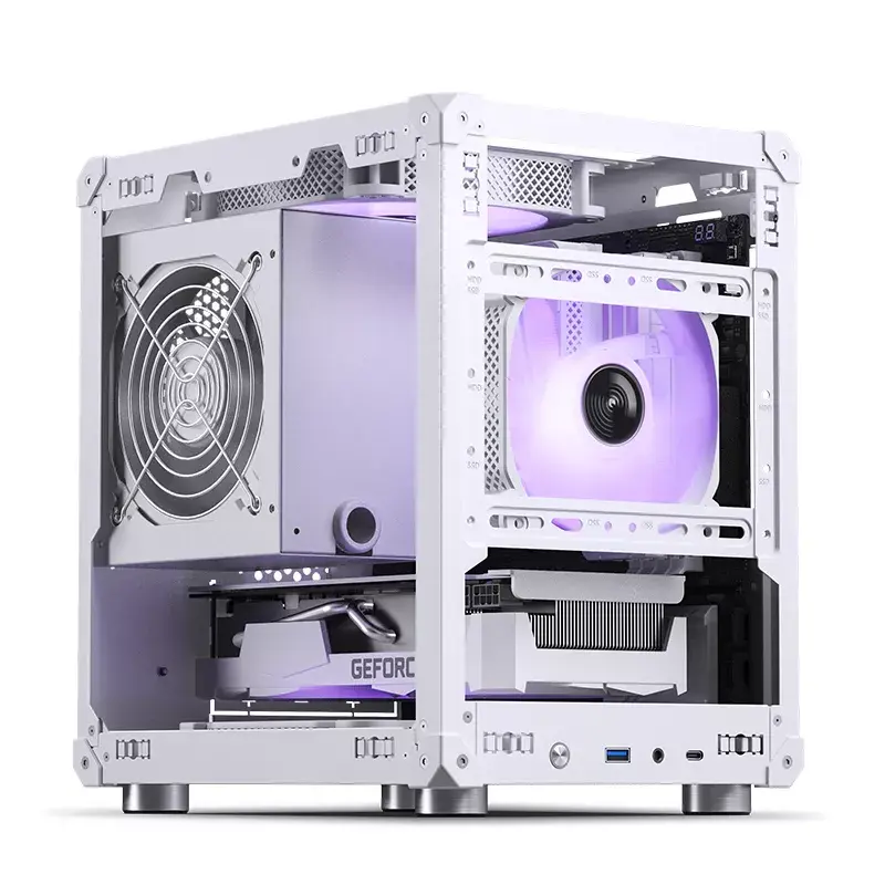PC-kotelo Jonsbo C6 Mini Tower valkoinen