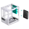 PC-kotelo Jonsbo C6 Mini Tower valkoinen