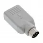 InLine USB-sovitin USB A naaras / PS/2 uros, PS/2 uros, USB A, beige