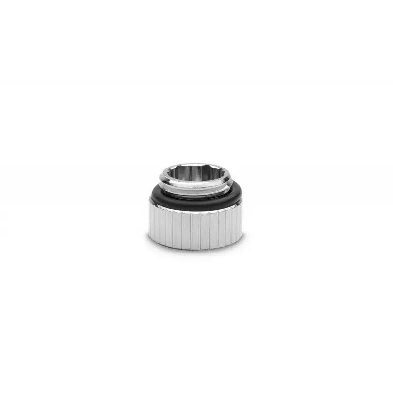 EK Water Blocks liitin messinki musta hopea 7 mm korkeus 1,65 cm halkaisija